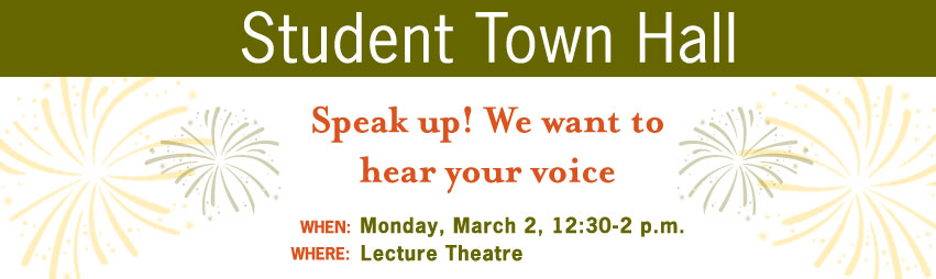 Student Town Hall Event
